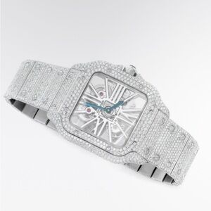 Cartier Silver and Blue Men's Watch